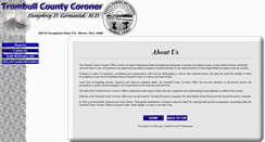 Desktop Screenshot of coroner.co.trumbull.oh.us