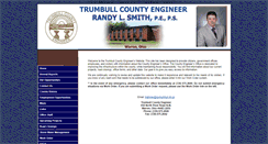 Desktop Screenshot of engineer.co.trumbull.oh.us