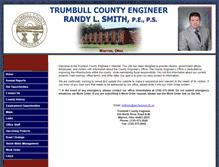 Tablet Screenshot of engineer.co.trumbull.oh.us